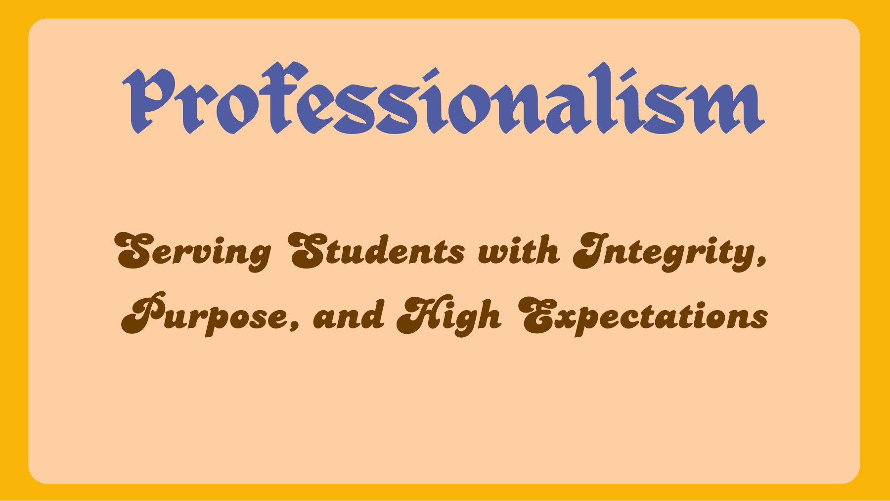 Professionalism portfolio divider